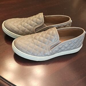 Quilted Slip-On Sneakers - Taupe Steve Madden